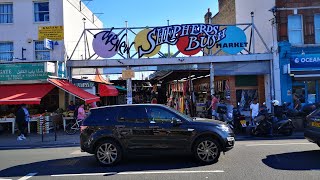 4K London Shepherd's Bush Market Travel Vlog ~ West London🇬🇧