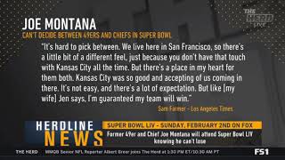 HERDLINE NEWS - Colin Cowherd: The Herd - Former 49er and Chief Joe Montana will attend Super Bowl
