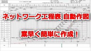 ネットワーク工程表自動作成