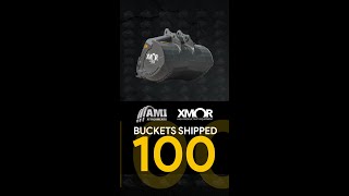 AMI Attachments®100th XMOR™ Mining Bucket