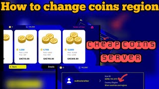 How to change COINS regions to register in other countries and region playstore - eFootball 2023