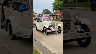 1929 Ford Model A Classic Car Drive By Engine Sound Harper Charity Cruise 2024