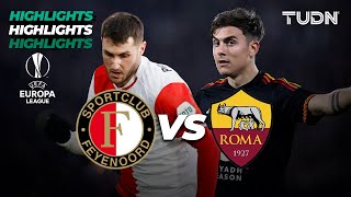 HIGHLIGHTS - Feyenoord vs Roma | UEFA Europa League 2023/24 - PlayOffs | TUDN