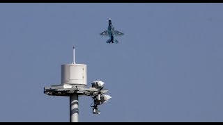 ✈2017/10/27 機動飛行に向け3機種(RF-4\u0026F-2\u0026F-15)6機 怒涛の離陸(航空観閲式/百里基地)