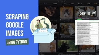 Web scraping Google Images with Python and simple API (+ export to CSV)