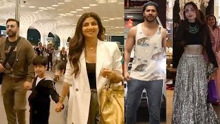 Varun's HOT Gym Look| Malaika's Glamorous Diwali Look|Shilpa Shetty leaves for Diwali vacation