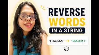 Reverse string in words| Leetcode 151 | Strings