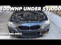 HOW TO MAKE 500HP ON A B58 BMW OR SUPRA FOR ONLY $1,000! 2 Bolt ons only!