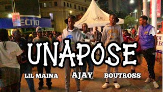 LIL MAINA - UNAPOSE FT AJAY \u0026 BOUTROSS (OFFICIAL DANCE VIDEO)||TRENDYTWINZZ