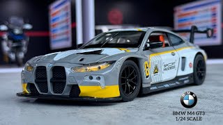 HD Miniature | BMW M4 GT3 Grey Sport Graphic 1/24 Scale Model