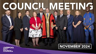 Liverpool City Council Meeting 26 November 2024 (Adjourned)