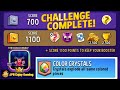 Color Crystals Solo Challenge Perfect Heist 8 Move 1100 Score Match Masters.