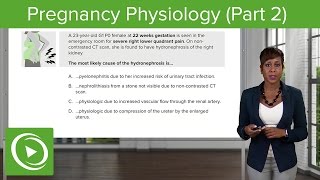 Pregnancy Physiology: Gastrointestinal & Renal System – Obstetrics Course | Lecturio