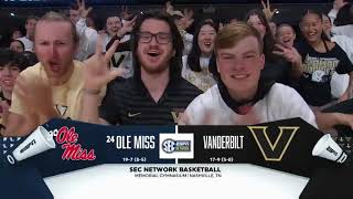 Vanderbilt Men's Basketball vs. Ole Miss - Highlights