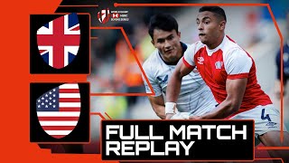 Great Britain edge 40-point THRILLER | Great Britain v USA | HSBC London Sevens Rugby