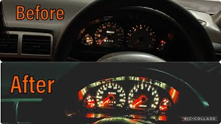 Suzuki Cultus Led Meter installed (cultus speedometer Modified)