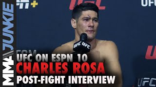 UFC on ESPN 10: Charles Rosa full post-fight interview