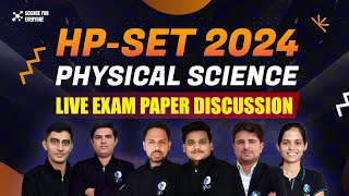 HP SET Physical Science 2024 | Live Exam Paper Discussion | IFAS Physics
