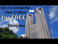 【東京都庁】Tokyo Metropolitan Government 　【great view for free】　how to get there from Shinjuku station