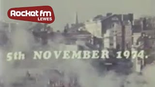 Bonfire in Lewes 1974