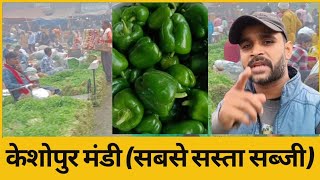 Keshopur Mandi Delhi सब्जी नया भाव #mandi