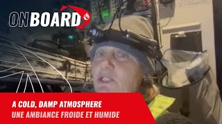 A cold, damp atmosphere for Pip Hare | Vendée Globe 2024