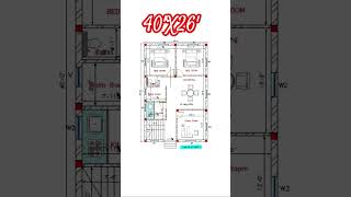 #2d plan#housedesign #Best home design||2BHK house design||