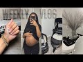 WEEKLY VLOG | 34 WEEKS PREGNANT, FRENCH TIPS, CLEANING, UNBOXING BABY REGISTRY ITEMS