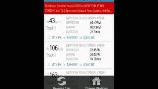 NJTVision: NJ Transit schedule android app