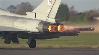 Warlord 21 \u0026 22 flight cleared performance Take Off from RAF Coningsby 07/01/2025