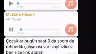 Öğretmenim bugün canlı ders var mı ?