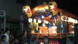 20230930阿伎留神社例大祭五日市のお祭り　お囃子②