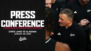 MEN'S BASKETBALL | Chris Jans Postgame Press Conference vs Alabama - 1/29/25