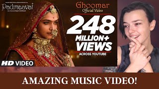 "Padmaavat Song" Ghoomar: Deepika Padukone, Shahid Kapoor, Ranveer Singh | REACTION!! | Indi Rossi