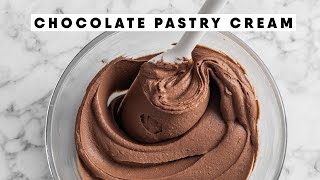 Luscious Chocolate Pastry Cream for everything!