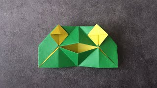 Origami Funny Talking Frog | How to Make Paper Frog Puppet