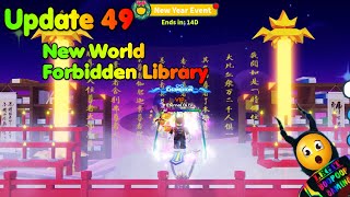 🔥Update 49🔥New World Forbidden Library In Weapon Fighting Simulator Roblox