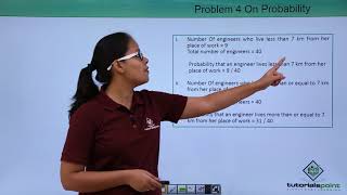Class 9th - Problem-4 on Probability | Probability | Tutorials Point