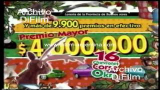 DiFilm - Publicidad Loteria de la Provincia de Buenos Aires - Grande de Navidad (1999)