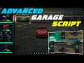Free Advanced Garage Script | APEX Garage Pro | QBCore/ESX | FiveM Tutorial #152