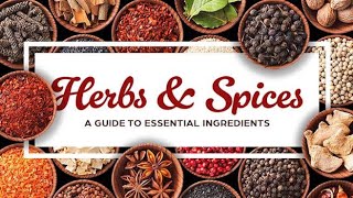 Spices And Herbs (English / Urdu / Hindi) | All About Spices And Herbs Names By Cuisine With Farah