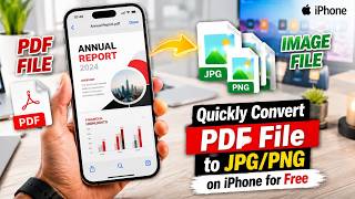 How to Convert PDF to Image on iPhone Without Any App
