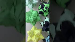 #origami #kusudama #kusudamachain #modularorigami #origamistars #origamiball #unitorigami