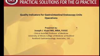 Operations and Efficiency in the GI Endoscopy Unit