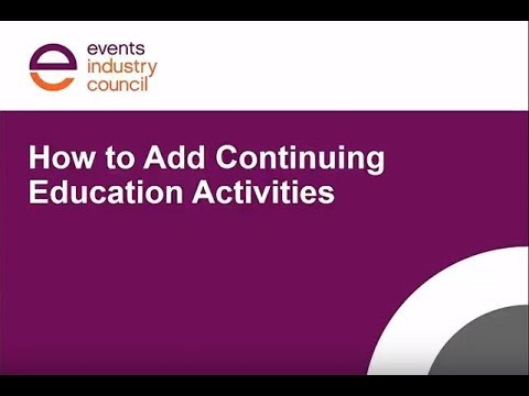 How to Add Continuing Education Credits How to Add Continuing Education Credits