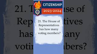 2023-2024 U.S CITIZENSHIP TEST, Civics Test (QUESTION 21) Naturalization #youtubeshorts