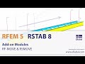 dlubal rfem add on modules rf move load case generation from moving loads on members