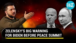 'If Biden Skips, Putin Would...': Zelensky's Fear Over Russia-less Peace Summit In Switzerland