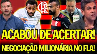 FECHOU NESSA TERÇA! SAÍDA DE FABRÍCIO BRUNO! WENDEL NO FLA! E+! NOTICIAS DO FLAMENGO! flazoeiro