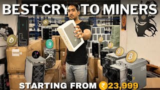 MOST Popular Crypto miners right now | S19 , S21 ,  L7 \u0026 more 🔥 Crypto Mining India #bitcoinmining